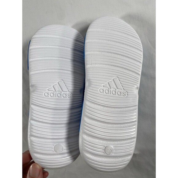 New Adidas Altaswim Toddler Blue White Water Slipper Beach Sandals Size 2 - Picture 5 of 5